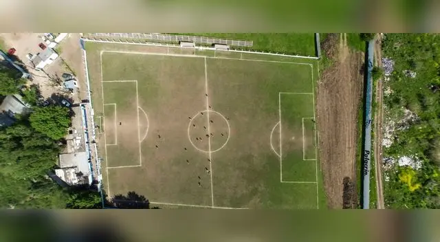 Así se veía la cancha de Liniers Así se veía la cancha de Liniers