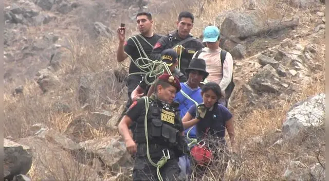 Policía socorrió a universitarios que se encontraban atrapados en zona donde habitan pumas andinos