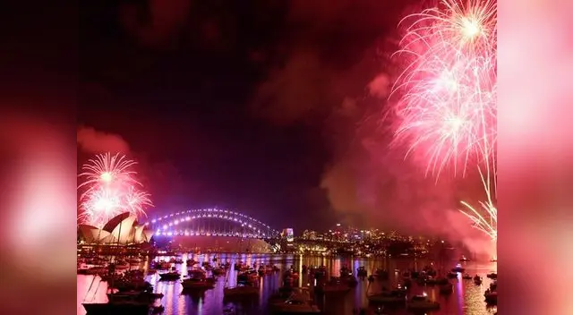 Espectacular show en el cielo