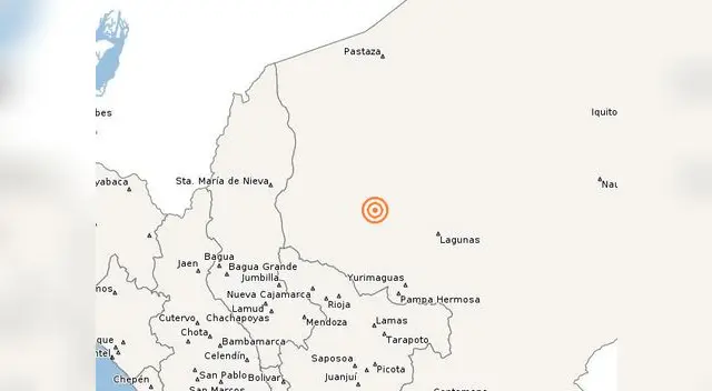Sismo se ubicó en el nororiente peruano Sismo se ubicó en el nororiente peruano