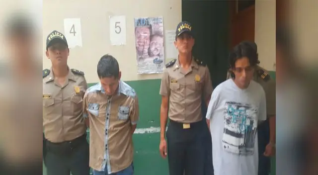 Dos de los sujetos fueron capturados gracias a cámaras de seguridad
