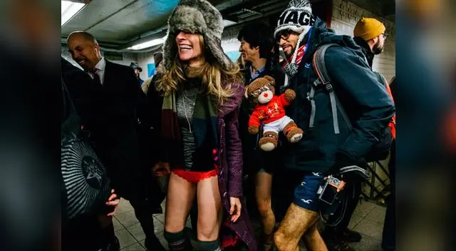 Neoyorquinos participan en curioso evento