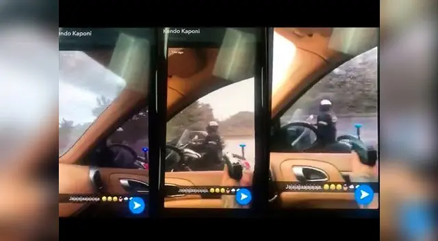 Video fue captado con aplicación Snapchat Video fue captado con aplicación Snapchat