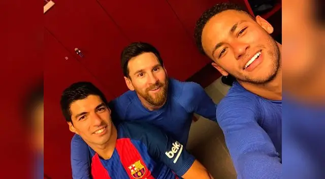 MSN celebra clasificación en la Copa del Rey