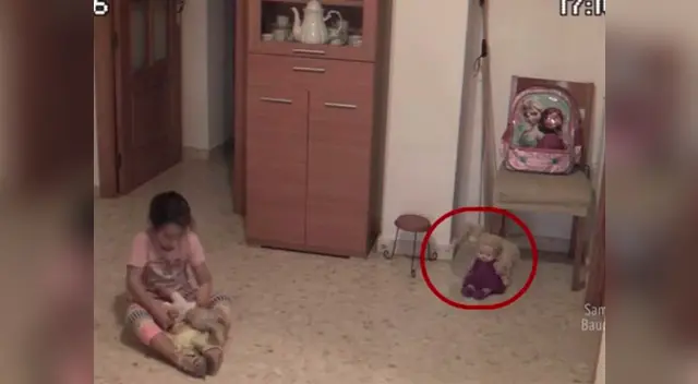 La menor se encontraba jugando, cuando todo pasó