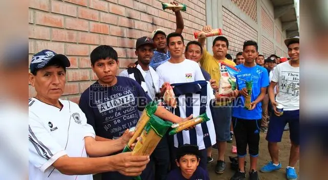 Los hinchas pudieron ver en acción a Alianza