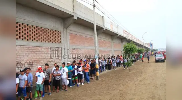 Los hinchas pudieron ver en acción a Alianza