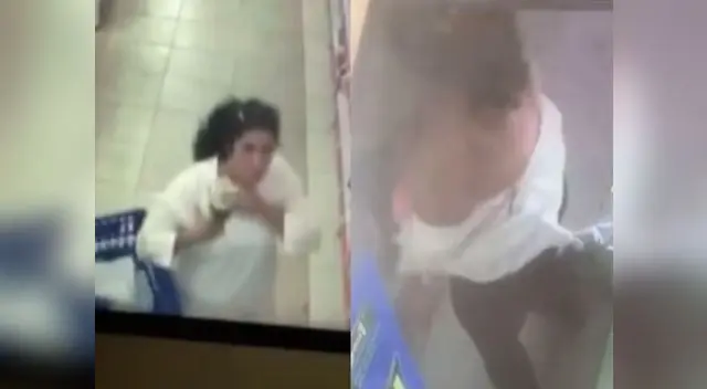 Ladrona fue expuesta de la peor manera