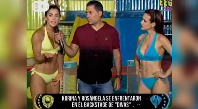 Rosángela Espinoza y Korina Rivadeneria se dicen de todo en vivo