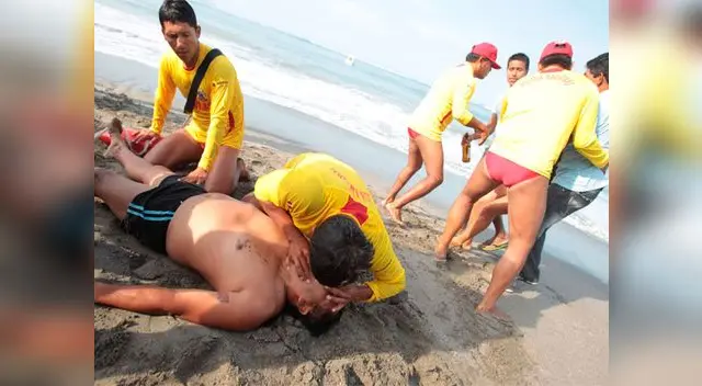 Unidad de salvataje en acción