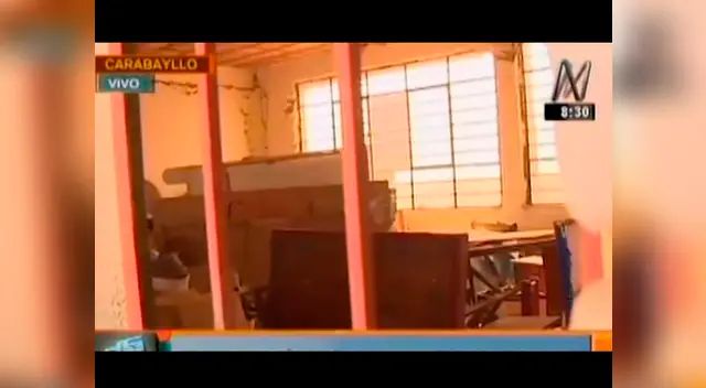 Aula de colegio en Carabayllo es un depósito en inicio de Año Escolar 2017 Aula de colegio en Carabayllo es un depósito en inicio de Año Escolar 2017