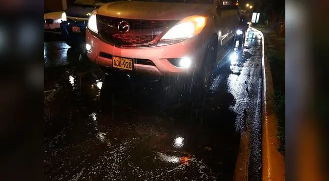 Lima fue sorprendida por una intensa llovizna