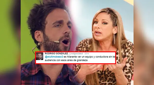 El conductor no dudó en decirle sus 'verdades' vía Twitter