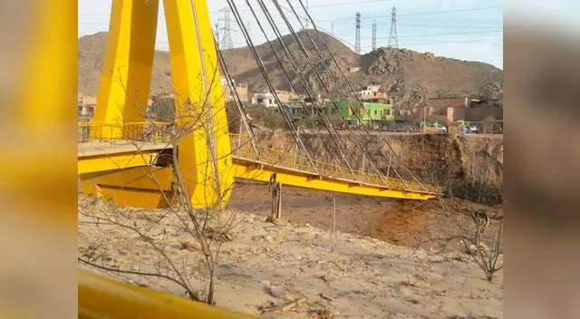 Puente solo tiene 7 años de inaugurado 