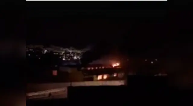 Se controló incendio en el penal de San Juan de Lurigancho Se controló incendio en el penal de San Juan de Lurigancho