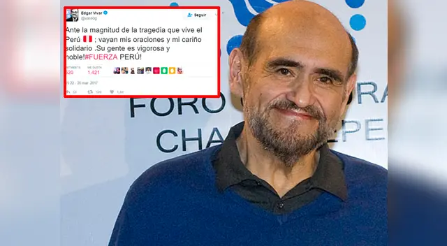 El 'Señor Barriga' usó sus redes sociales para darle fuerza a los peruanos El 'Señor Barriga' usó sus redes sociales para darle fuerza a los peruanos