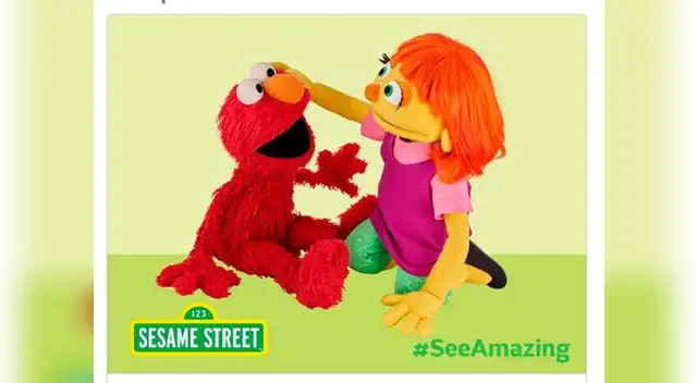 Julia, una niña con autismo le dará muchas lecciones a Elmo Julia, una niña con autismo le dará muchas lecciones a Elmo