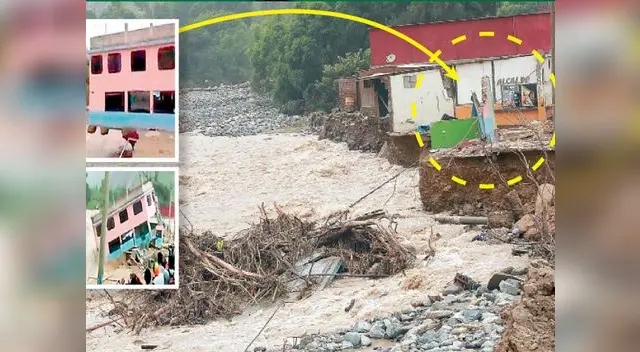 En este terreno se ubicaba casa que colapsó debido al avance del caudal del río Rímac