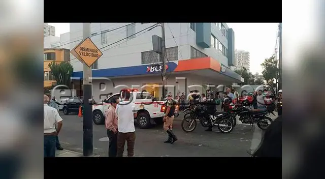 Lugar del crimen en Miraflores