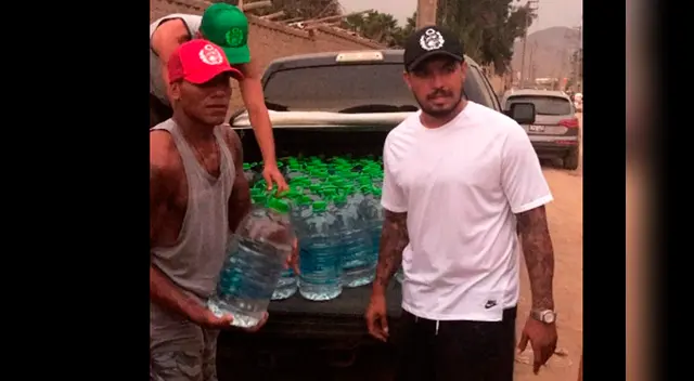 Se hizo presente con los damnificados de los huaicos