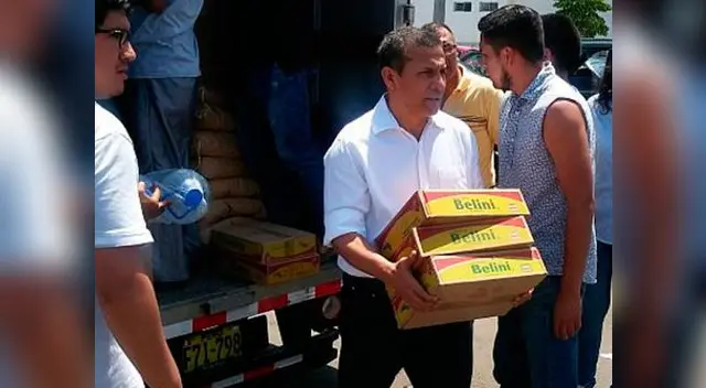 Ollanta Humala y Nadine Heredia reaparecen para llevar ayuda a los damnificados