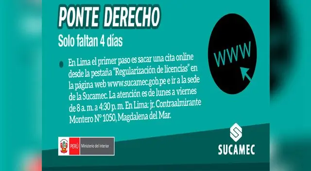 Plazo culmina el próximo lunes 3 de abril