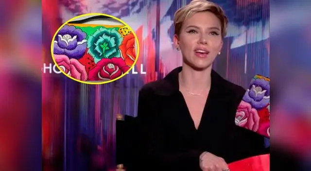 Scarlett Johansson recibió emocionada obsequio peruano