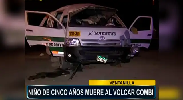Tragedia en Ventanilla a causa de la alta velocidad de una combi Tragedia en Ventanilla a causa de la alta velocidad de una combi