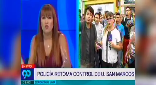 Magaly Medina dispara contra los estudiantes sanmarquinos