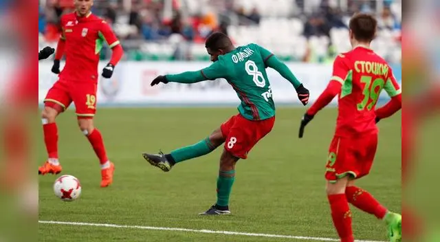 Farfán le dio la victoria al Lokomotiv Farfán le dio la victoria al Lokomotiv