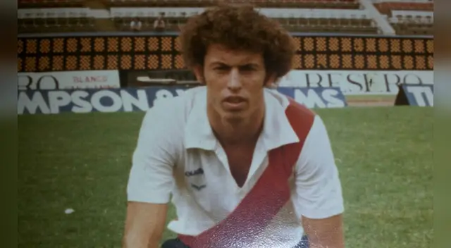 De Luca cuando estaba en la reserva de River antes de ir a la guerra