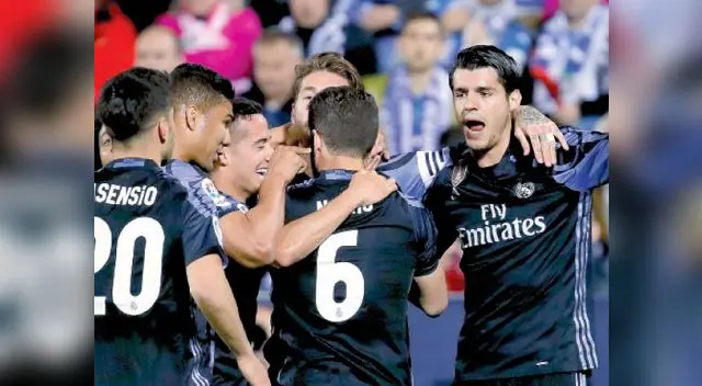 Morata se apuntó con tres goles en el triunfo sobre el Leganés. 