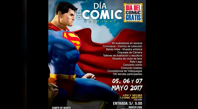 Durante tres días los fanáticos lograran disfrutar de sus cómic favoritos Durante tres días los fanáticos lograran disfrutar de sus cómic favoritos