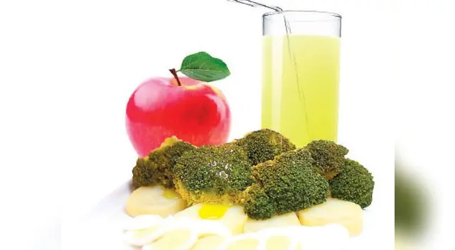 Brócoli con huevo de codorniz