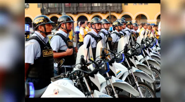 Unos 1,600 serenos y fiscalizadores ofrecerán seguridad en feriados de Semana Santa