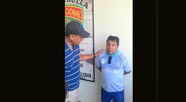 Fue llevado a dependencia policial y posteriormente entregado al Poder Judicial Fue llevado a dependencia policial y posteriormente entregado al Poder Judicial