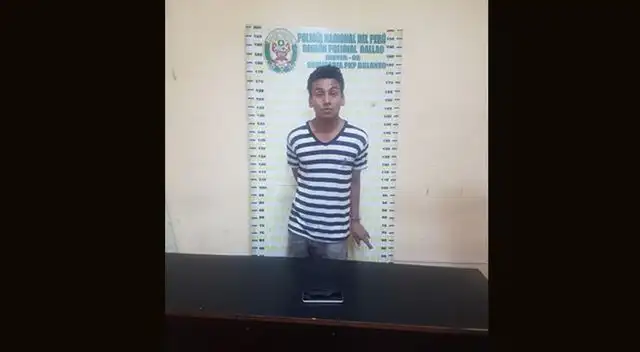 Joven fue detenido por la policía y llevado a la comisaría de Dulanto para continuar las investigaciones Joven fue detenido por la policía y llevado a la comisaría de Dulanto para continuar las investigaciones