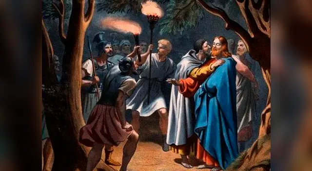 El beso de Judas es uno de los grandes acontecimientos del Miércoles Santo 
