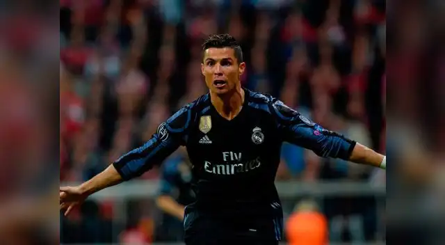 Cristiano Ronaldo marca el 2-1 para el Madrid