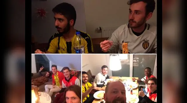 Seguidores de Borussia Dortmund acogieron a sus casas a hinchas de Mónaco