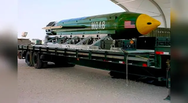 La bomba madre provoca terribles destrozos 