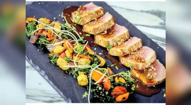 Bonito con sabores de lomo saltado