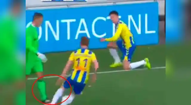 Intentar jugar limpio le costó caro al arquero