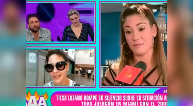 Tilsa Lozano aclaró que ella nunca miente
