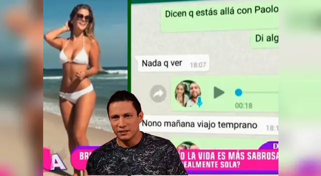 Brunella Horna disfruta muy bien su soltería Brunella Horna disfruta muy bien su soltería