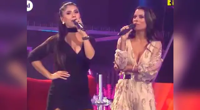 Yahaira Plasencia no logró evitar su molestia Yahaira Plasencia no logró evitar su molestia