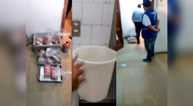 Cucarachas, pericotes y carne vencida fueron alguna de las cosas que se encontraron