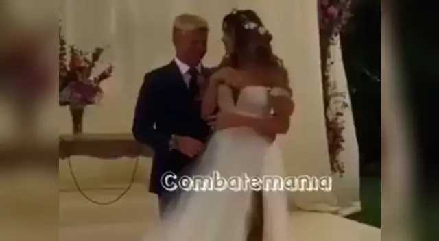 Felices y con ilusión se vio a los flamantes esposos Felices y con ilusión se vio a los flamantes esposos