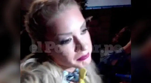 Leslie Shaw a su salida de la tercera gala de El gran show Leslie Shaw a su salida de la tercera gala de El gran show