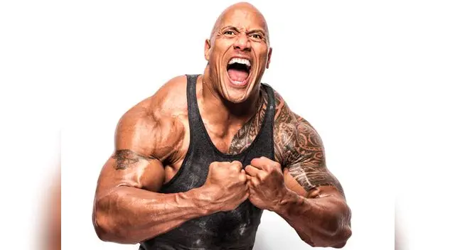 'La Roca' pesa 120 kilos de puro músculo